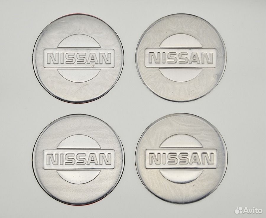 Наклейки на заглушки литых дисков Nissan