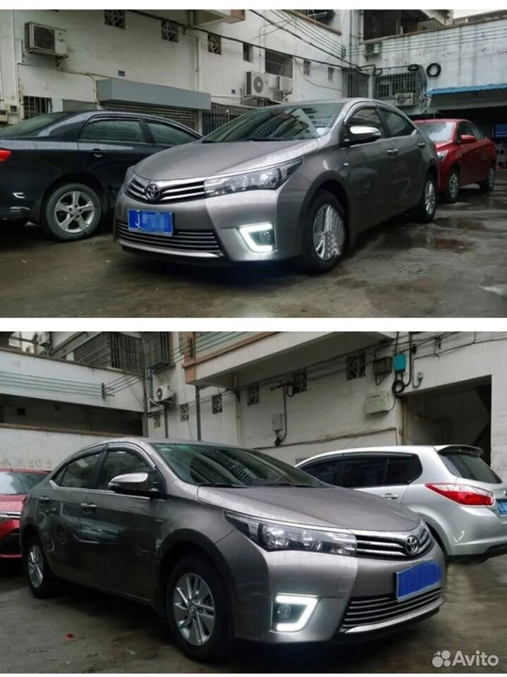Дневные ходовые огни Toyota Corolla (2013-2015) (1