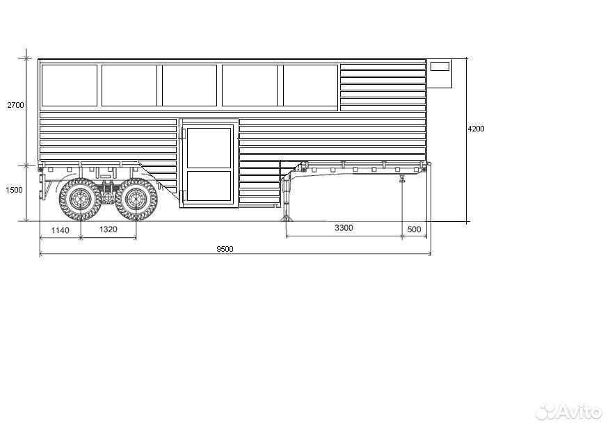 Чертежи полуприцепов одаз