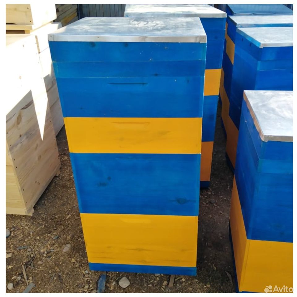 Ульи для пчел: желто-синие, многокорпусные купить на Зозу.ру - фотография № 10