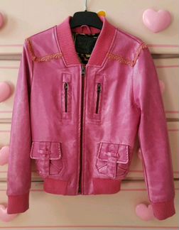 Кожаная куртка Kate Moss Top Shop,натуральная кожа