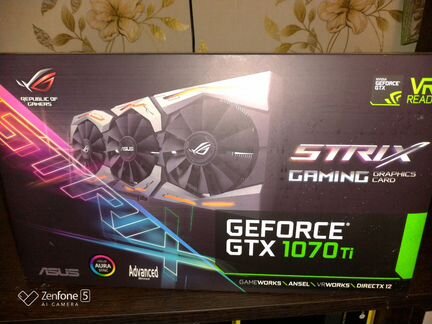 Asus GeForce ROG strix GTX 1070 Ti A8G 8GB