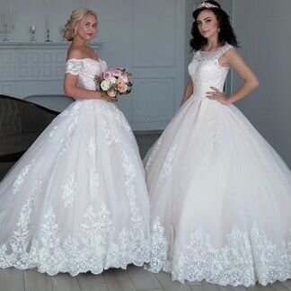 Стильные современные свадебные платья
