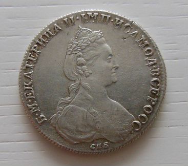 Монета рубль 1779