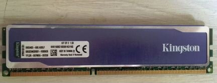 Kingston HyperX DDR3 16 GB (2x8) 1600 MHz
