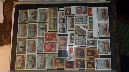 Чистый годовой комплект марок СССР 1956 года