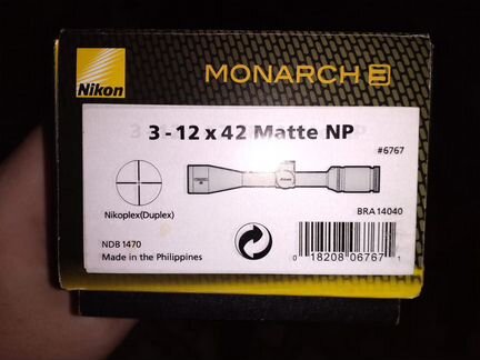 Прицел оптический Nikon Monarch 3-12x42