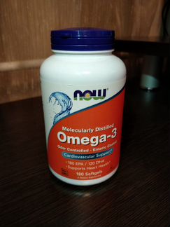 Now omega 3 180шт
