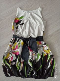 Шелковое платье Tsumori Chisato 42 размер в идеале