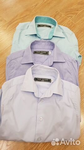 Рубашки для школы van cliff