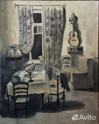 Картина графика интерьер 40 на 50