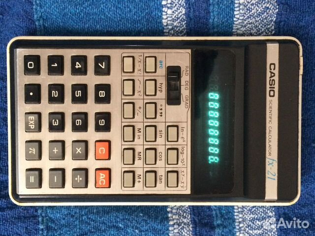 Калькулятор casio fx-21