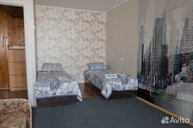 

1-к. квартира, 34,6 м², 2 кровати