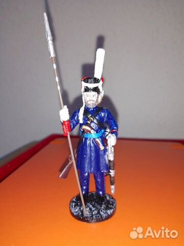 Модель солдатика Уральский казак оловянный