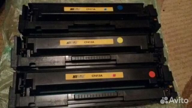 Картриджи сf 410 cf 411А cf412 на запчасти (4шт)