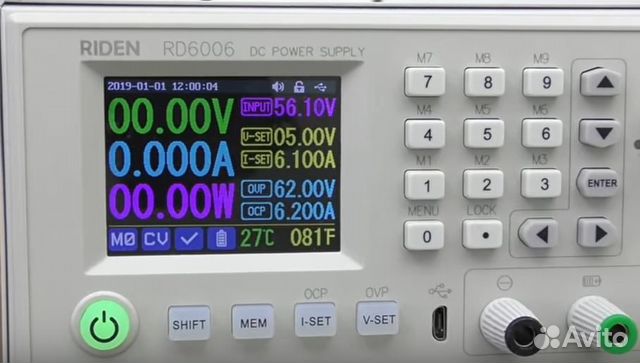 Преобразователь напряжения RD6006W программируемый