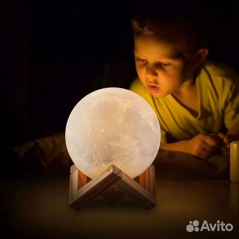 Ночник Луна LED Moon Lamp Night Light USB
