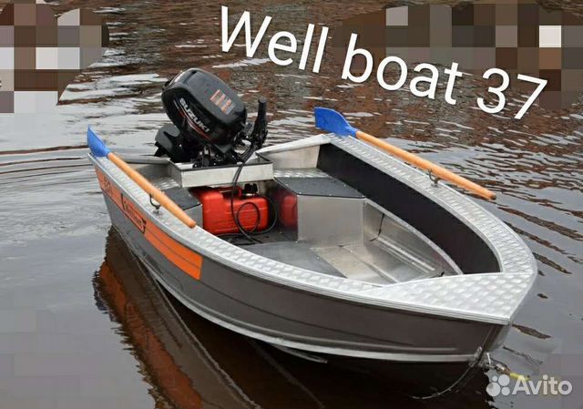 Лодка алюминиевая Wellboat 37