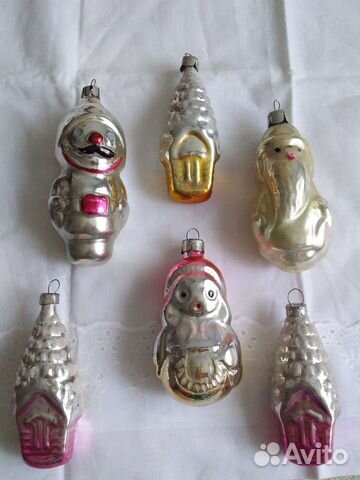 Елочные игрушки СССР