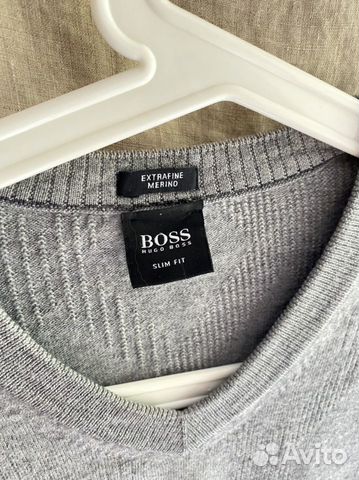 Свитер Hugo Boss, мериносовый