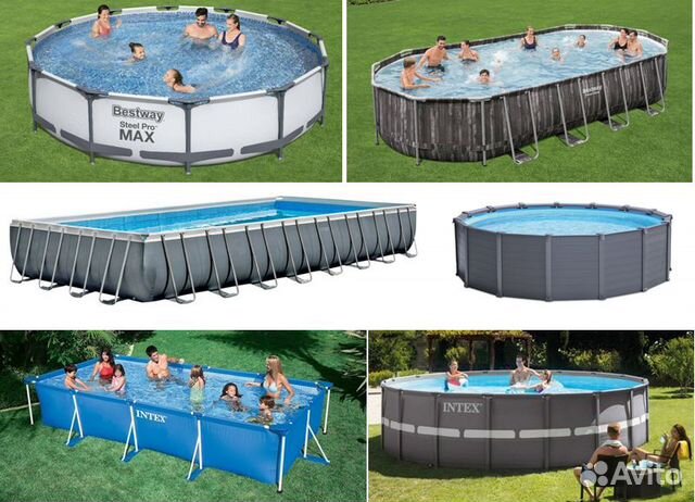 Бассейны каркасные Intex, Bestway