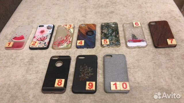 Чехлы 10 штук набором для iPhone