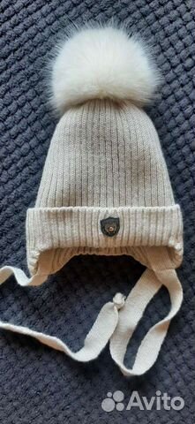 Зимняя шапка 0-3мес