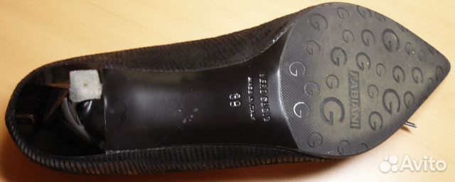 Черные туфли Fabiani, женские, кожаные