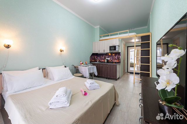 

Квартира-студия, 20 м², 2 кровати