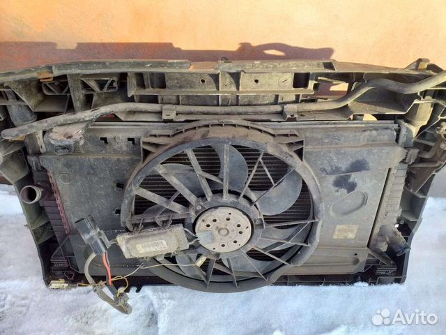 Радиатор охлаждения Мазда 3 вк 1.6 МКПП 2008г