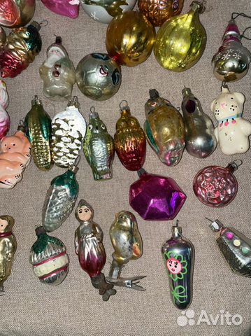 Елочные игрушки СССР