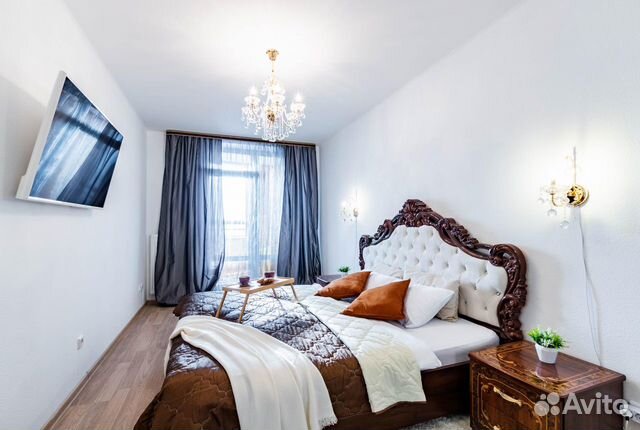 

1-к. квартира, 43 м², 2 кровати