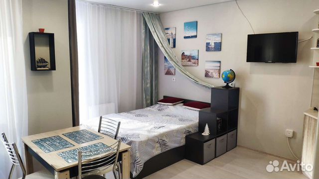 

Квартира-студия, 34 м², 3 кровати