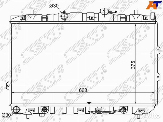 Радиатор KIA, KIA cerato, KIA cerato 04-08, KIA ce