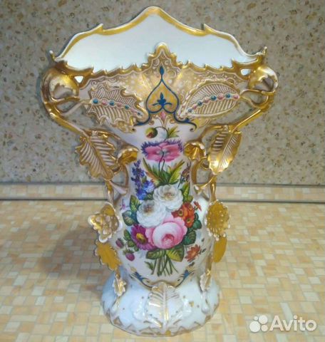 Антикварная ваза Жакоб Пети , Франция 19