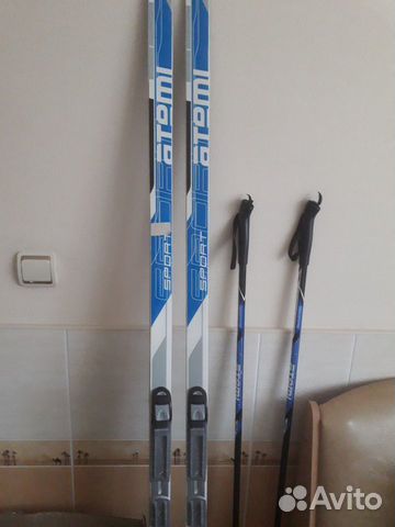 Лыжи беговые коньковые в комплекте с ботинками