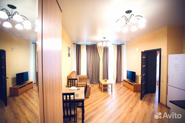 

2-к. квартира в апарт-отеле, 55 м², 2 кровати