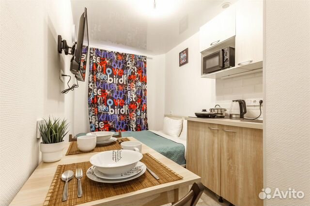 

Квартира-студия, 14 м², 1 кровать