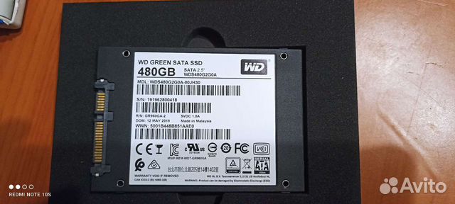 SSD диск WesternDigital 480gb