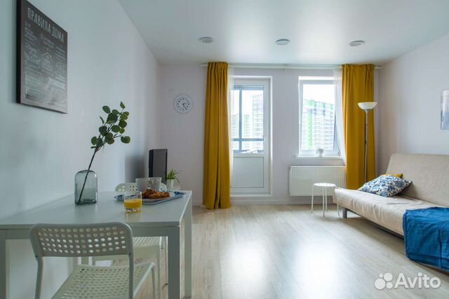 

Квартира-студия, 27 м², 1 кровать