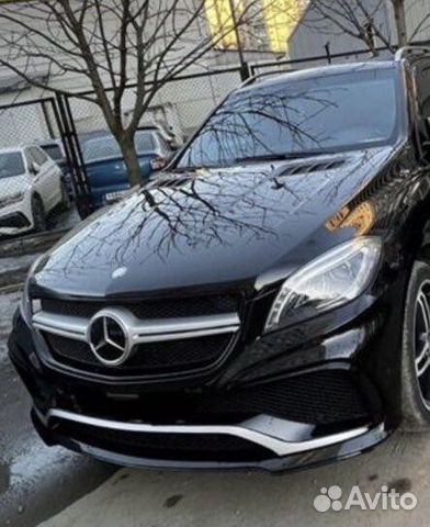 Передний бампер под GLE 6.3 amg на Мл 166