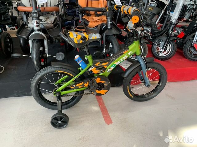 Велосипед детский с доп.колесами