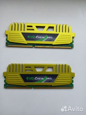 Память DDR3 8 Гб (4 x 2) - Geil Evo Corsa