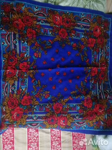 Павловопосадский платок шерсть СССР