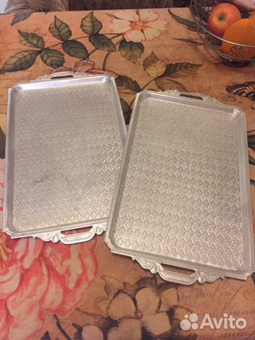 Поднос алюминиевый СССР