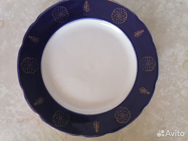 Тарелки Гжель
