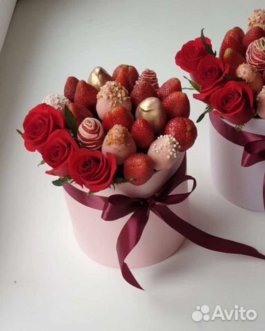Клубничный букет,Клубника в шоколаде