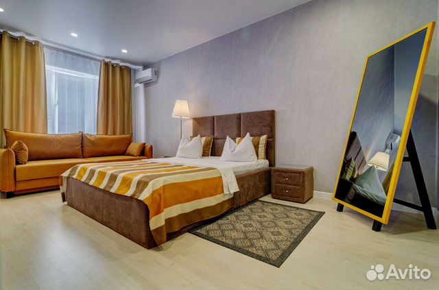 

1-к. квартира, 40 м², 2 кровати