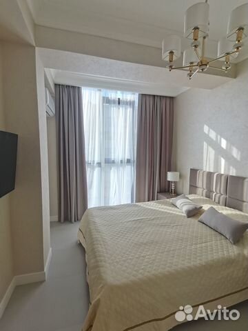 

1-к. квартира в апарт-отеле, 55 м², 2 кровати