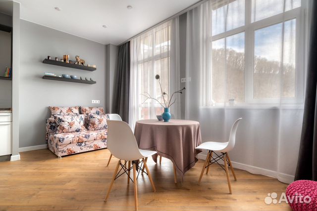 

Квартира-студия, 32 м², 2 кровати